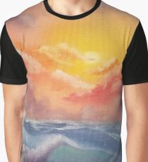 Beach Waves Graphic T-Shirt