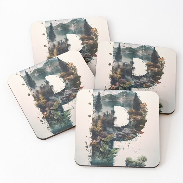 Item preview, Letter P Double Exposure designed and sold by dotperinchart.