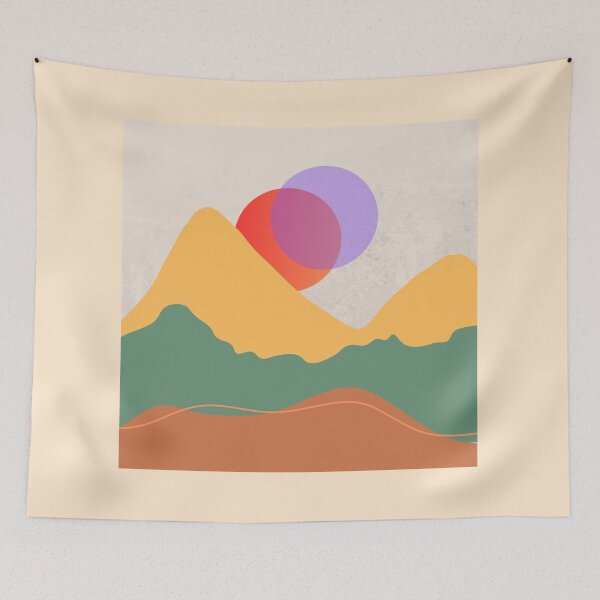 Item preview, Boho landscape sunset designed and sold by rocklegends99.