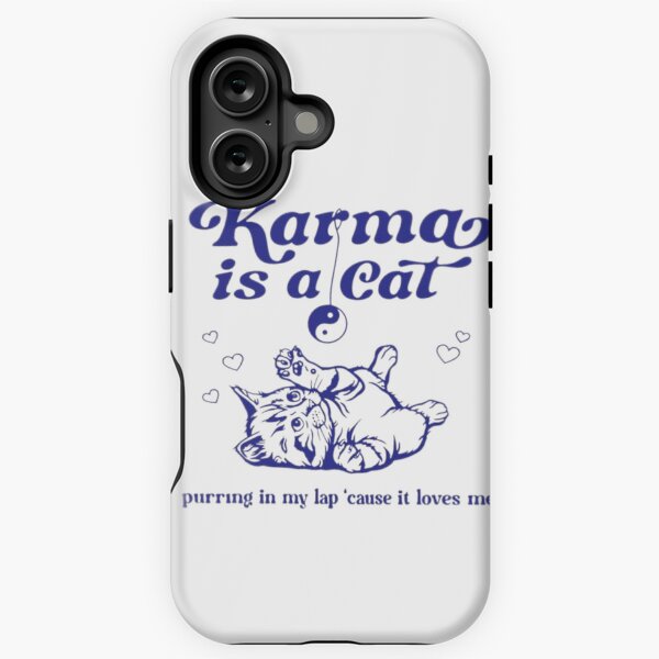 Artikel-Vorschau von Karma ist eine Katze, designt und verkauft von Bafalo.