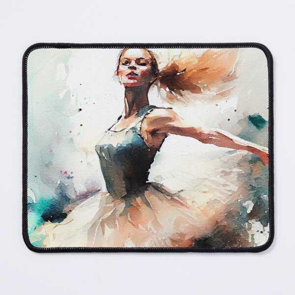 Item preview, Ballet dancer watercolor art designed and sold by JBJart.
