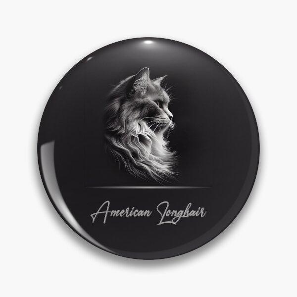 Item preview, American Longhair Portrait designed and sold by Best-Breeds.