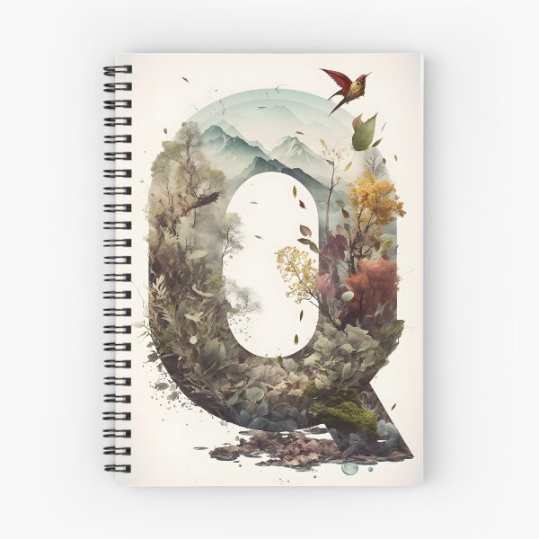 Item preview, Letter Q Double Exposure designed and sold by dotperinchart.