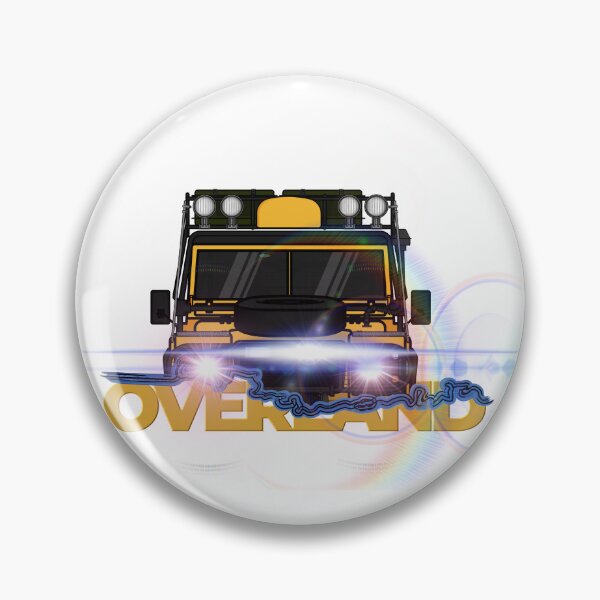 Item preview,  Front vintage 4x4 British car, overland designed and sold by mapurito.
