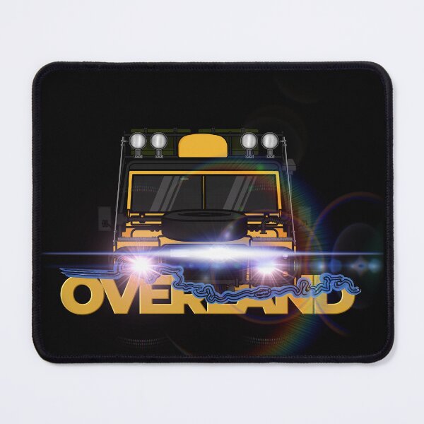 Item preview, Front vintage 4x4 British car, overland designed and sold by mapurito.