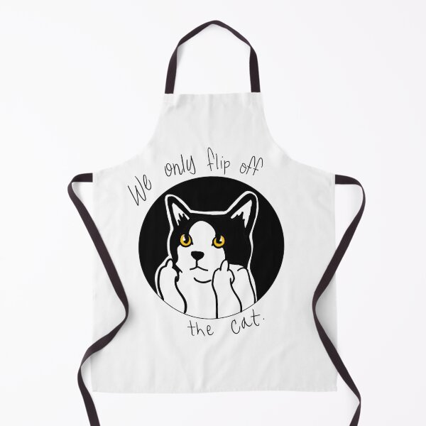 Item preview, We only flip off the cat designed and sold by Itsmrspockets.