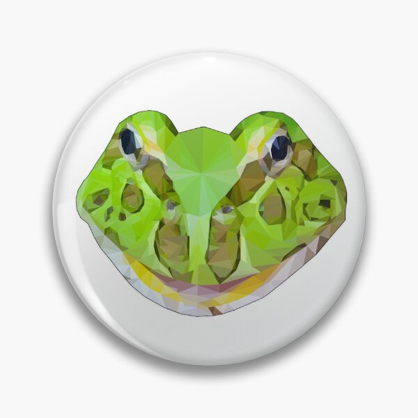 Item preview, Ceratophrys cranwelli Peppermint blue Low Poly designed and sold by AikasHeaven.