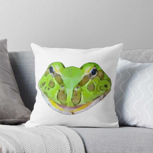 Item preview, Ceratophrys cranwelli Peppermint blue Low Poly designed and sold by AikasHeaven.