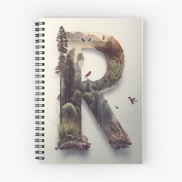 Item preview, Letter R Double Exposure designed and sold by dotperinchart.