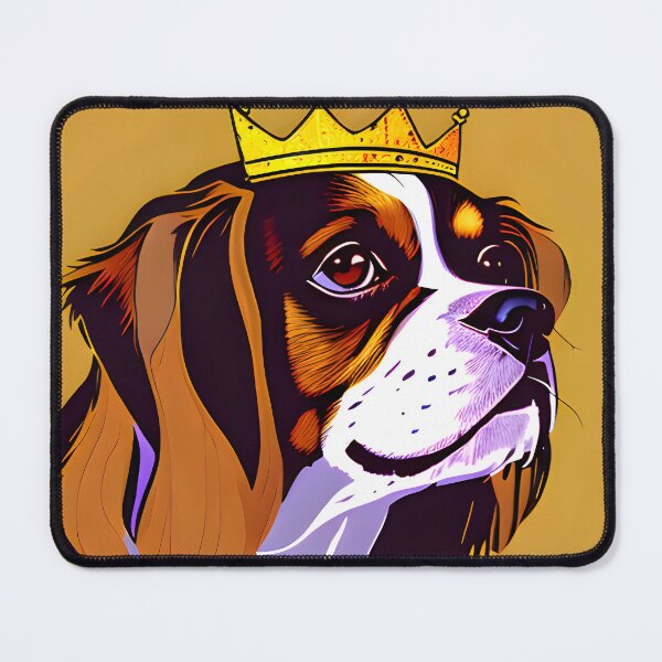 Item preview, King Charles Spaniel with Crown designed and sold by Love The Design.