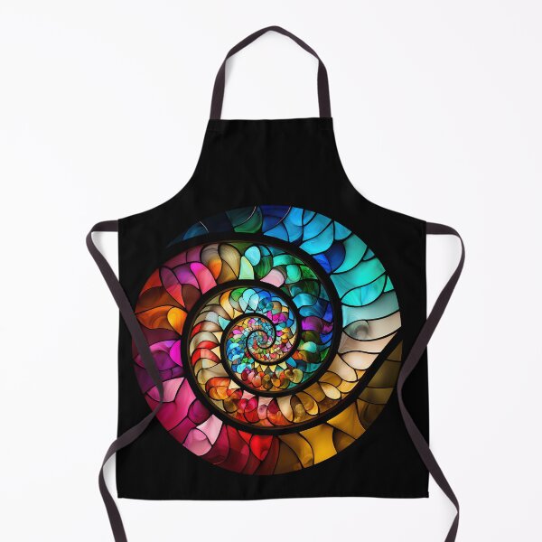 Item preview, Rainbow Spiral Stained Glass designed and sold by TheJadeCat.