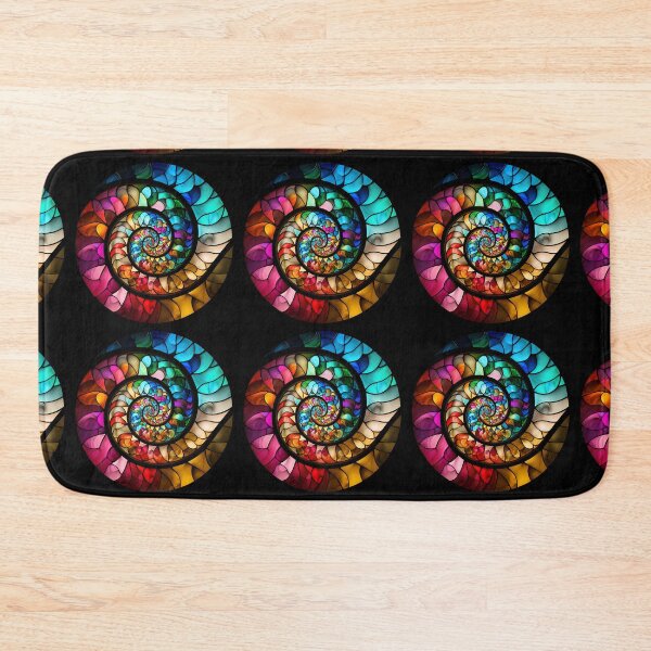 Item preview, Rainbow Spiral Stained Glass designed and sold by TheJadeCat.