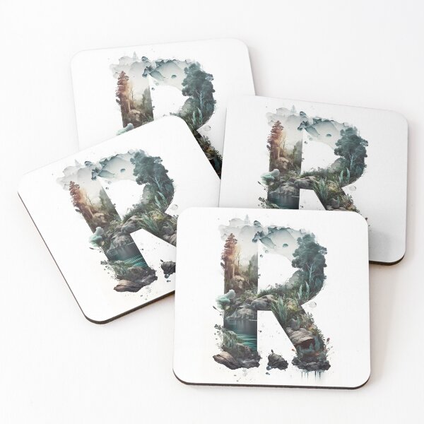 Item preview, Letter R Double Exposure designed and sold by dotperinchart.