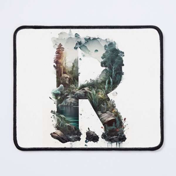 Item preview, Letter R Double Exposure designed and sold by dotperinchart.