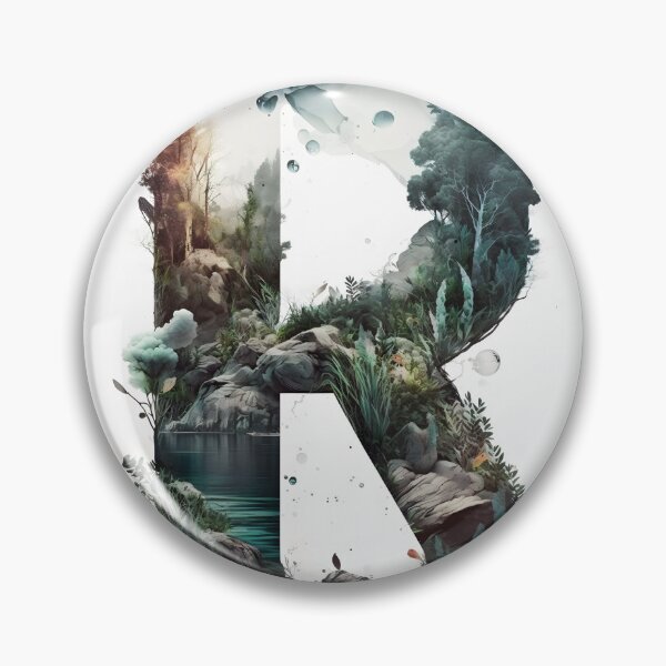 Item preview, Letter R Double Exposure designed and sold by dotperinchart.