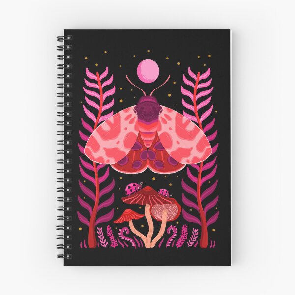 Item preview, Pink and Red luna moth designed and sold by Emma Whitelaw.