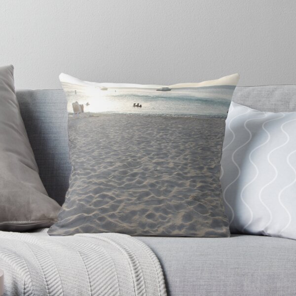Beach Throw Pillow