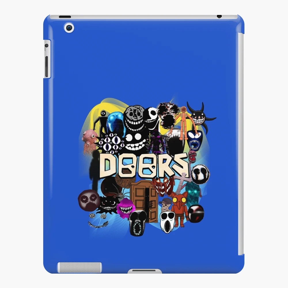 Doors Entities Figure Rush Ambush A-60 A-90 A-120 Seek Stare El Goblino  Dupe Halt Jeff Bob Eyes Screech Jack Glitch Timothy Shadow Window  iPad  Case & Skin for Sale by TheBullishRhino