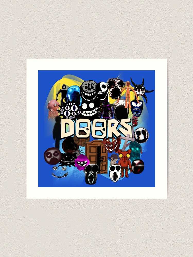 Roblox doors, all team  Art Print by doorzz