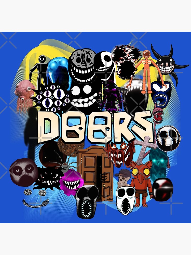 Doors Roblox Characters Artwork PNG Digital Download Image 