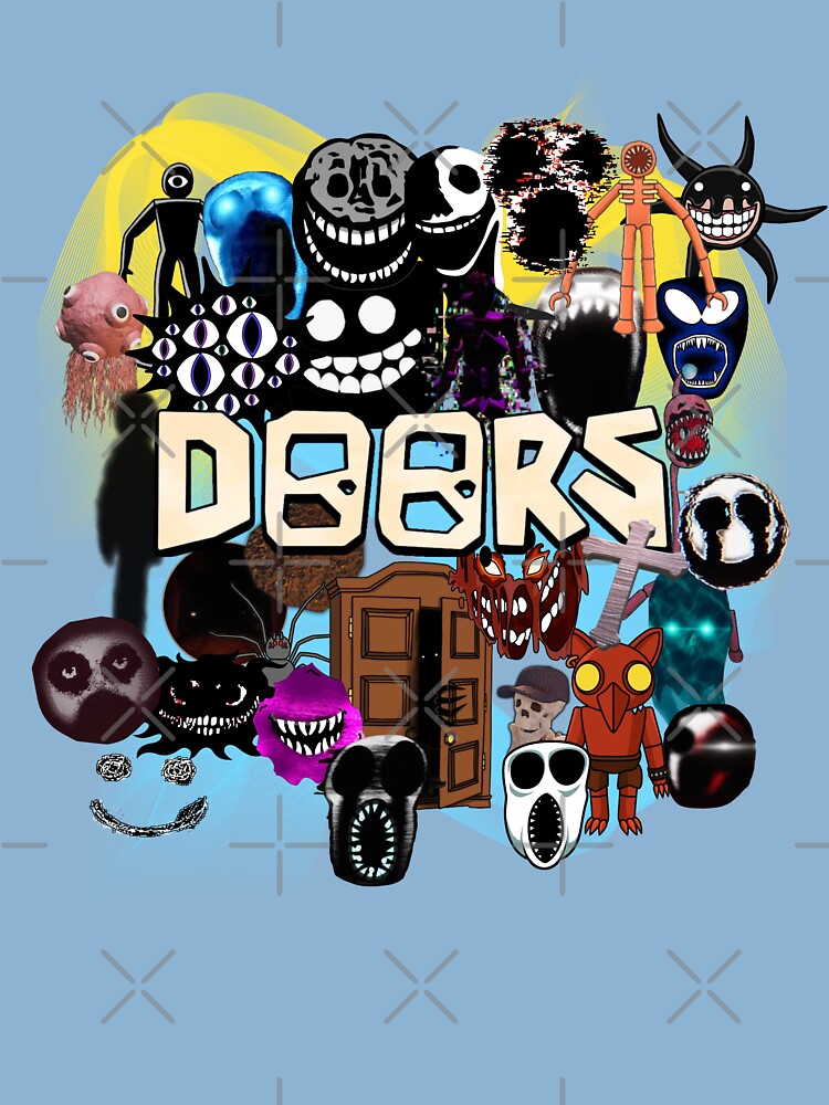 Roblox doors, all team  Kids T-Shirt by doorzz