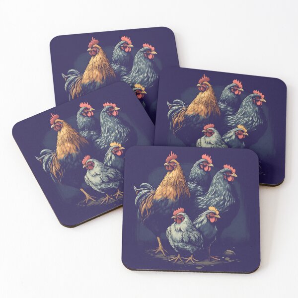 Item preview, Chicken Family designed and sold by HomesteadHC.