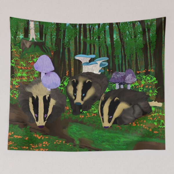 Item preview, Boulder Grove Parish Badgers & Friend designed and sold by Veakari.