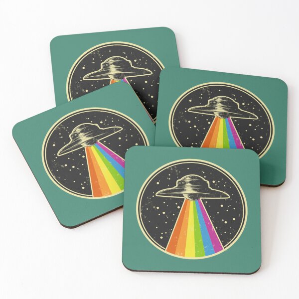 Item preview, Queer UFO - Rainbow UFO Alien Abduction Queer LGBT Gay Pride   designed and sold by storefficial.