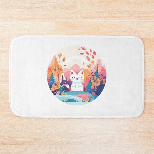 Item preview, Cat Meditating in The Forrest designed and sold by MrBadDream.