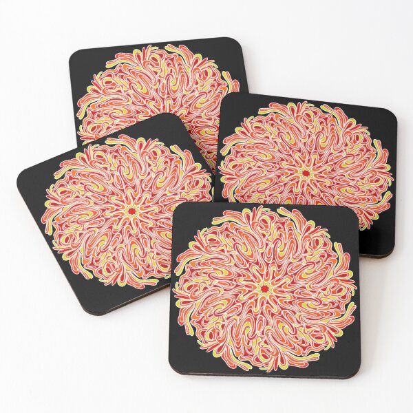 Item preview, Large curvy lined sun mandala designed and sold by DaveDanchuk.