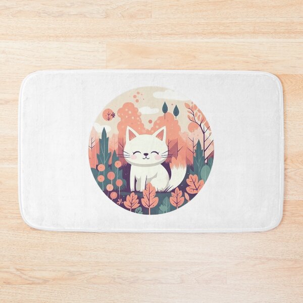 Item preview, Happy Cat Meditating in The Forrest designed and sold by MrBadDream.