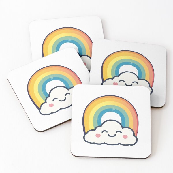 Artikelvorschau, glücklicher süßer Lächelnregenbogen entworfen und verkauft von BestsellerCom.
