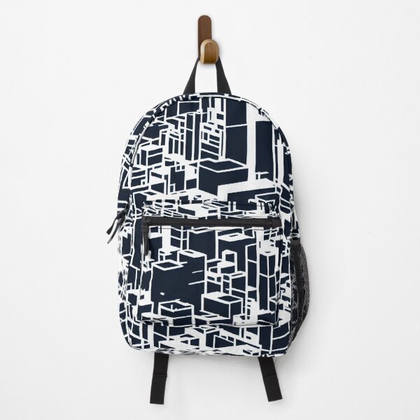 Item preview, Geometric Futuristic City Pattern 1 designed and sold by DeepSeeAI.