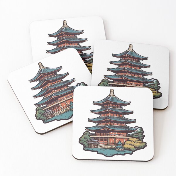 Item preview, Japanese pagoda designed and sold by paulstamp.