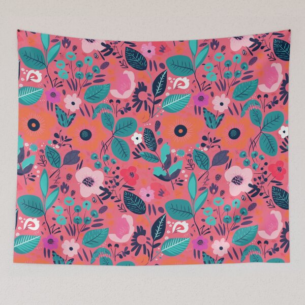 Item preview, Dream Garden Pattern: A Fantastical Floral Composition designed and sold by Kevin Sugrue.