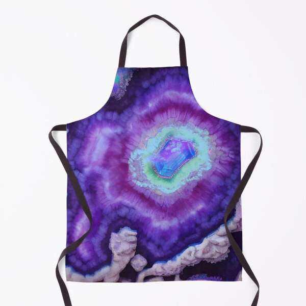 Item preview, Fantasy Geode V colorful geology art series designed and sold by Glimmersmith.