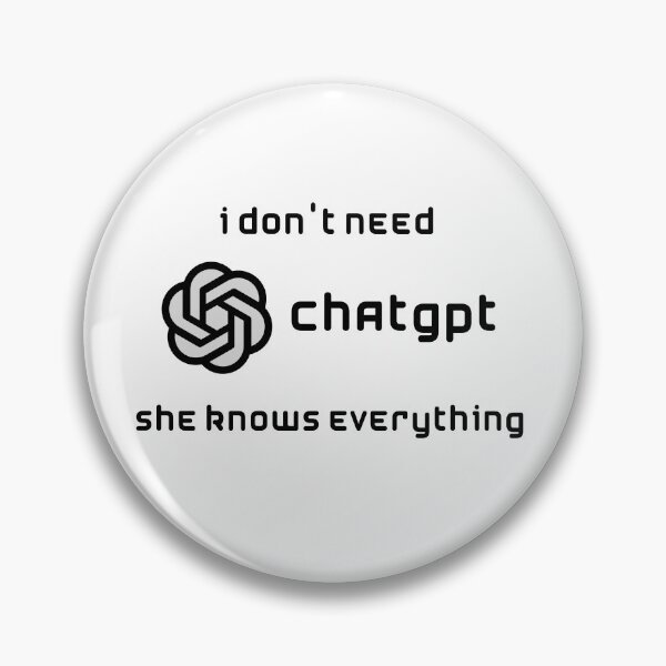 Item preview, I don't need Chat GPT, she knows everything - Black designed and sold by Udecide Store.