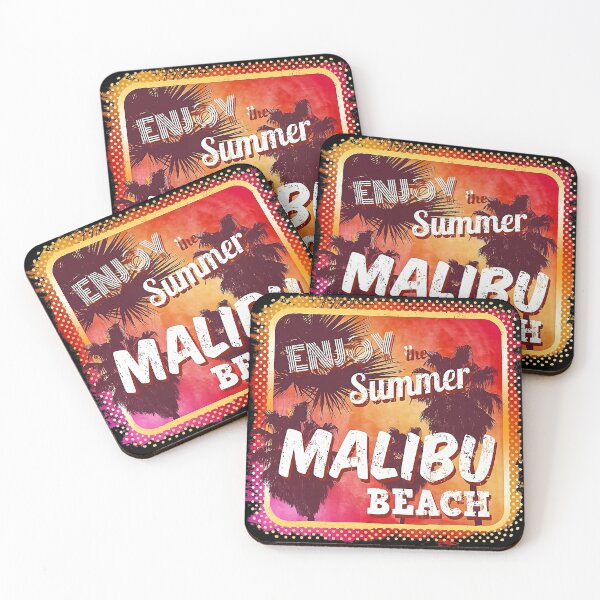 Item preview, Malibu Beach Retro designed and sold by SunsetFootsteps.