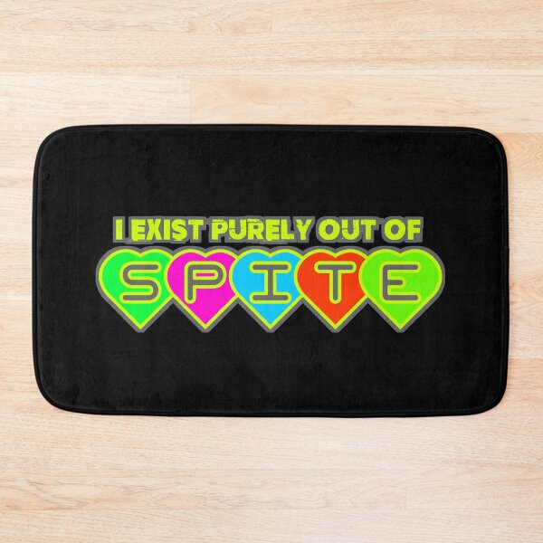 Item preview, I exist purely out of spite - with love and acceptance XD hearts colorful sarcasm designed and sold by IMNIUM.