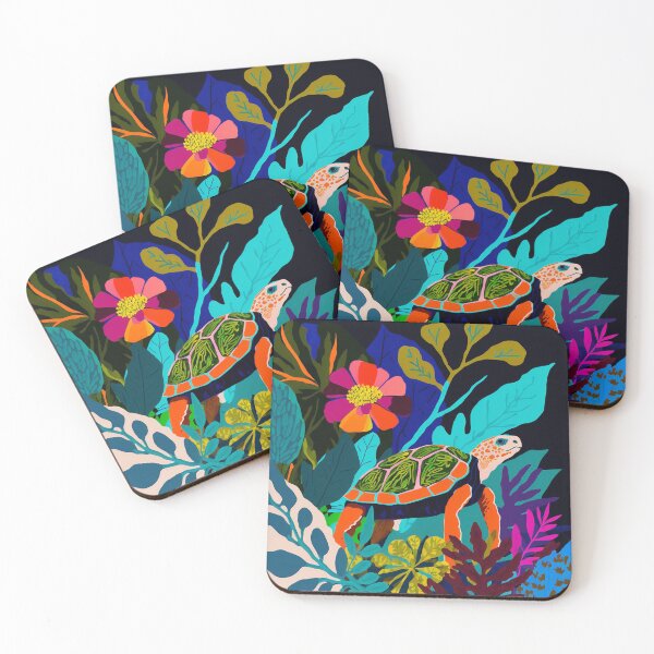 Item preview, Summer Shells: A Tropical Turtle’s Journey designed and sold by RoseAesthetic.