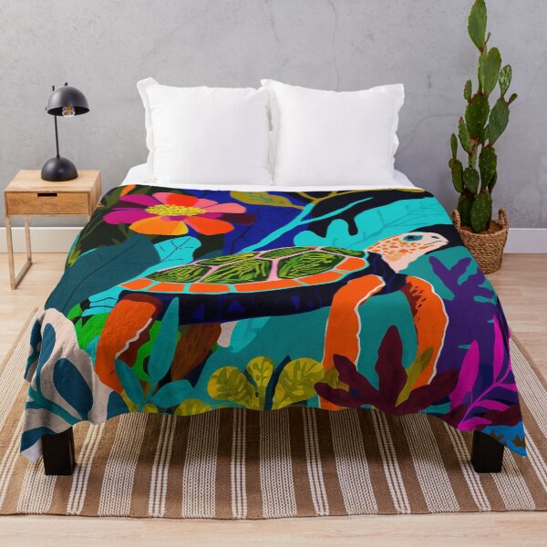 Item preview, Summer Shells: A Tropical Turtle’s Journey designed and sold by RoseAesthetic.