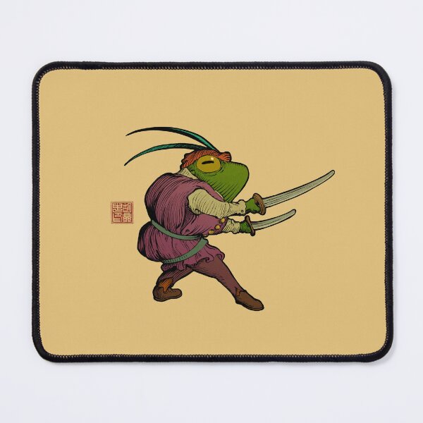 Item preview, Master Duelist Frog Warrior designed and sold by DingHuArt.