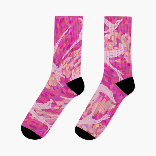 Item preview, Flock of birds on pink designed and sold by Diola Sotelo.