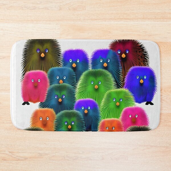 Item preview, multi coloured hedgehogs  designed and sold by David-Howells.