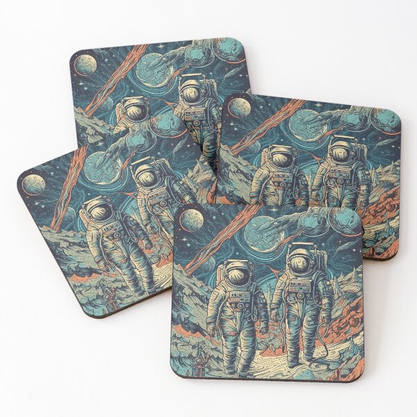 Item preview, Astronauts in a Strange world - Melting Colors designed and sold by EXOV-MA.