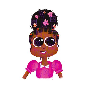 Artwork thumbnail, Amina’s Afro; Braided High Puff by Malaika Mustapha