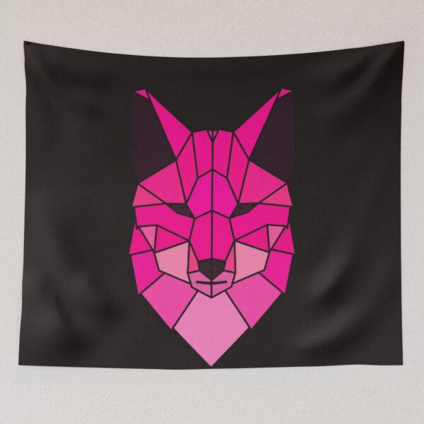 Item preview, Colorful Fox Head Geometric designed and sold by TheCatmeow2000.