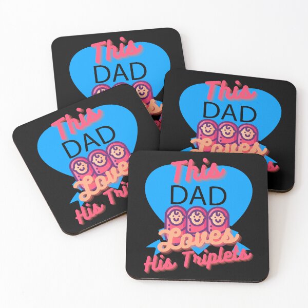Item preview, This Dad Loves His Triplets Three Daughters designed and sold by michallaga.
