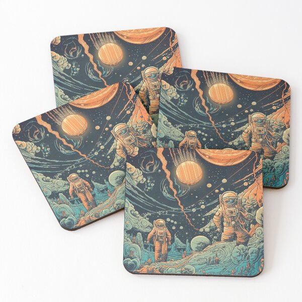 Item preview, Astronauts in a Strange world - Colorful Discovery designed and sold by EXOV-MA.