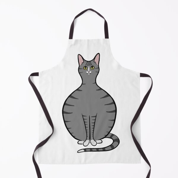 Item preview, Gray and White Tabby Cat designed and sold by CreationsByBear.